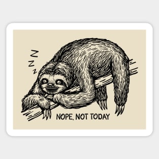 Sleeping Sloth Sticker